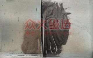 錳砂分離示意